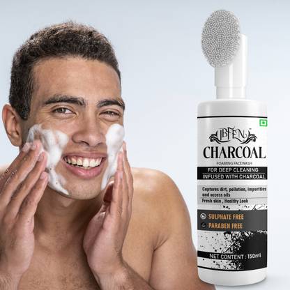 IBFEN Charcoal For Men & Women` Brightens Skin Tone, Removes Sun Tan & Pollution Face Wash