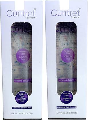 CURITRET Skin rejuvenating  (Pack of 2 * 70ml) Face Wash