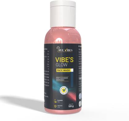 True Vibes Glow Ayurvedic  | Natural, Paraben-Free, Sulfate-Free | Enriched with Cocoa, Aloe Vera, Turmeric & Neem | Deep Cleansing & Skin Face Wash