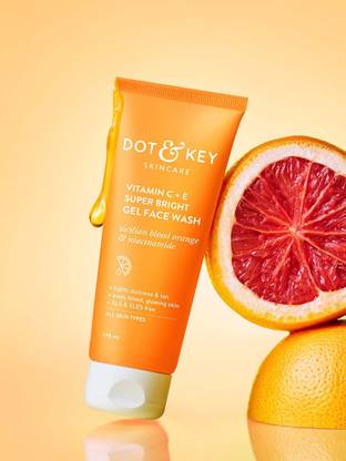 Dot & Key Vitamin C + E Super Bright Gel For Glowing And Brightening Skin |All Skin Type | Face Wash