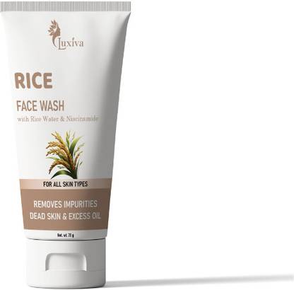luxiva Rice  for Skin Nourishment & Glow – Anti-Pollution Formula Face Wash