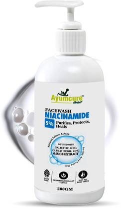 Ayumcure 5% Niacinamide  | Anti-Acne, Brightening & Oil Control Face Wash