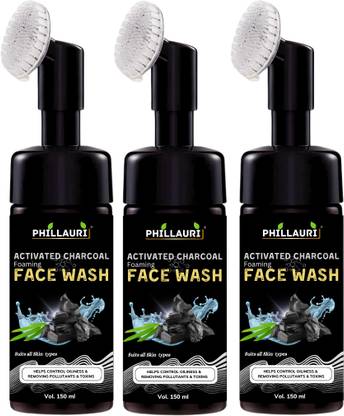 Phillauri Charcoal Cleanse Purifying Facial Wash Detoxify and rejuvenate with the power of activated charcoal Face Wash