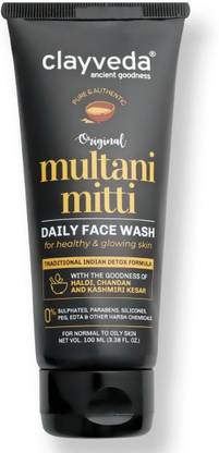 ClayVeda Original Multani Mitti  for Daily Use Face Wash