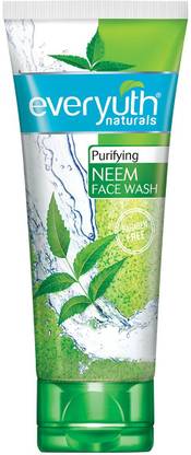 Everyuth Naturals Purifying Neem |Antibacterial Neem & Tea Tree Oil|Hydrated, Clear Face Wash