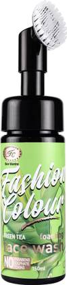 FASHION COLOUR Green Tea Foaming  Face Wash