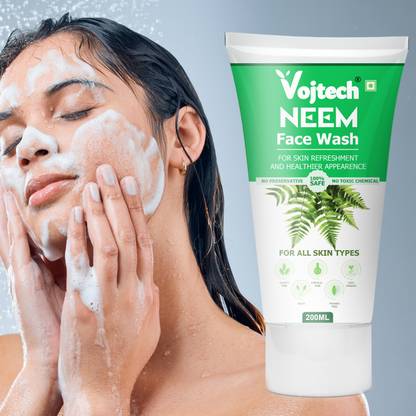 Vojtech Neem Acne Daily FaceWash For Healthy & Hydrated~ Glowing Complexion~ Men Women Face Wash