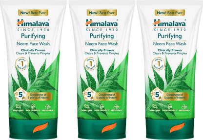 HIMALAYA Purifying Neem|Clinically proven to fight against acne and pimples|100% naturally derived Neem Face Wash