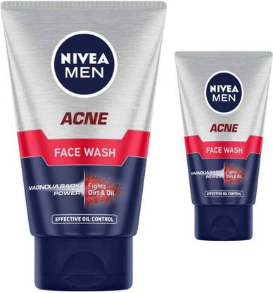 NIVEA Acne 100ml and 50ml Facewash Set of 2 Face Wash