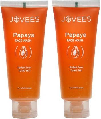 JOVEES Papya  Pack of 2 Face Wash