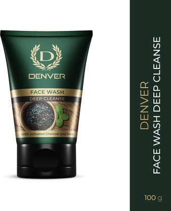 DENVER Deep Cleanse Facewash With Activated Charcoal and Mint Face Wash