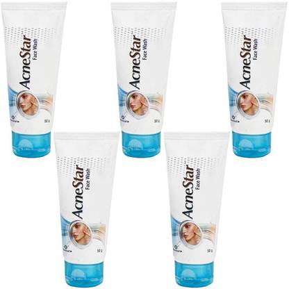 MANKIND Acne Star Face wash Set of 5 Face Wash