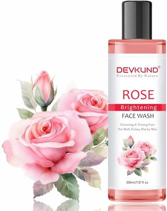 Devkund Natural Glow Rose  For Men & Women, Ayurveic Face Cleanser Face Wash