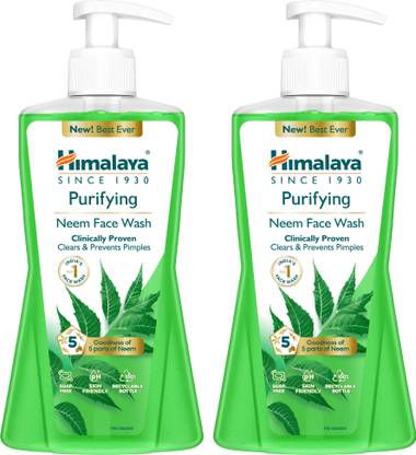 HIMALAYA PURIFYING NEEM FACE WASH 400ML (pack of 2) Face Wash