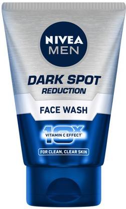 Nivea Men Dark Spot Reduction with 10X Vitamin C Effect, Licorice Cleanser for All Skin Face Wash