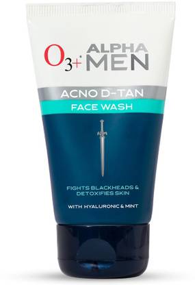 O3+ Alpha Men Acno D-tan With Salicylic & Tea Tree  For Acne And Pimples Face Wash