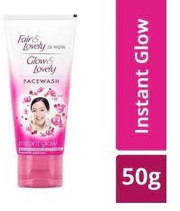 Fair & Lovely Women instant Glow Fairness Facewash 50g X 4NIT Face Wash