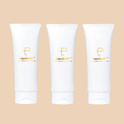 PERSONAL TOUCH SKINCARE Facebath - Deep Pore Cleansing Milk Pack of 3 Face Wash