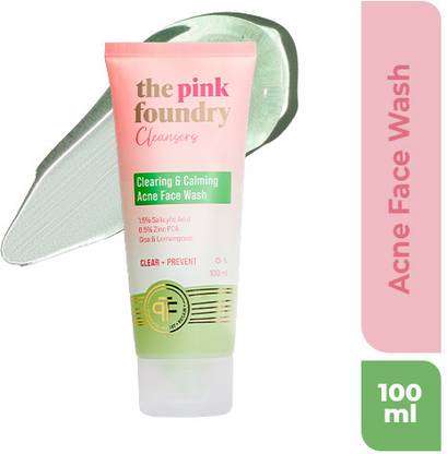 The Pink Foundry Acne  with 1.5% Salicylic Acid |Treats & Prevents Acne Breakout Face Wash
