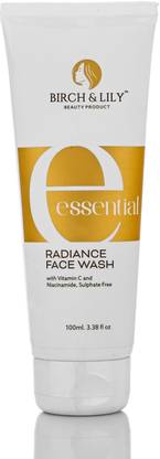 Birch and Lily Essentials Radiance | Brightening & Revitalizing with Vitamin C and Niacinamide Face Wash