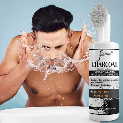 Floarkart Charcoal For Men & Women For Deep Clense Skin Tone__ Restores Natural Glow Face Wash