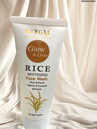 INDIANA HUDA Glow & Clean Whitening  – Rice Water Formula 100 ml Face Wash