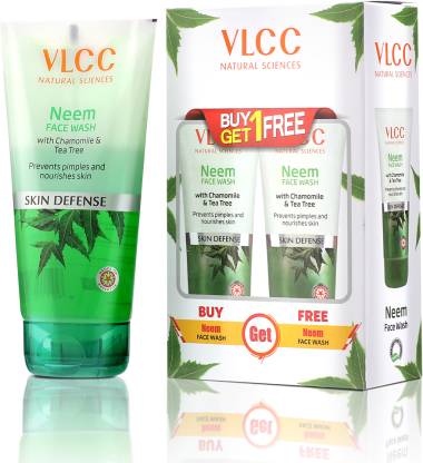 VLCC Neem  - Buy One Get One - Fights Acne & Pimples Face Wash