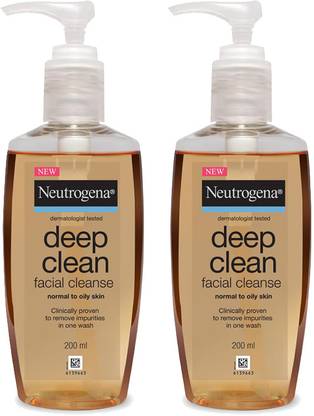 NEUTROGENA Deep Clean Facial Cleanser Face Wash
