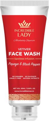 Incredible Man Lady - Papaya & Black Pepper Dark Spot Remover  for Women Face Wash