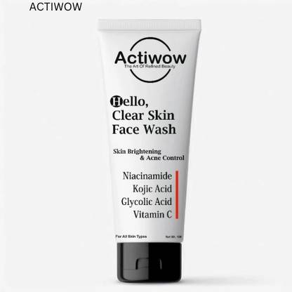 ACTIWOW Hello  for All Skin Types with Refreshing Face Wash