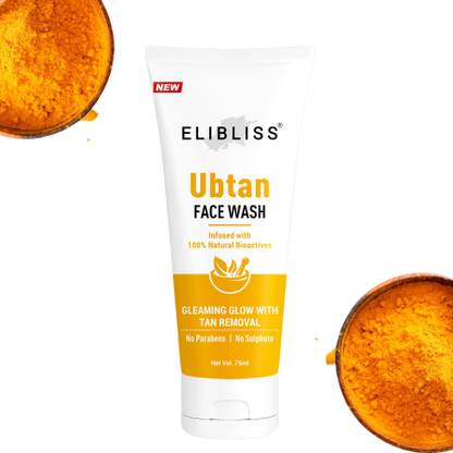ELIBLISS Ubtan  for All Skin Types Paraben Free, Cruelty Free with Turmeric Face Wash