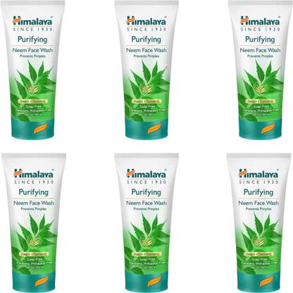 Himalaya Herbals PURIFYING NEEM FACE WASH 150ML PACK OF 6 Face Wash