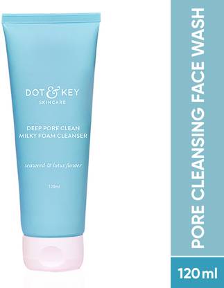 Dot & Key Deep Pore Clean Foaming  with Lactic Acid for Oily Skin Face Wash