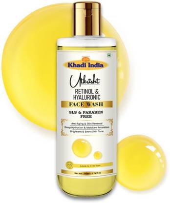 Utkrisht Khadi Retinol & Hyaluronic  for Anti Aging, Fine Lines & Wrinkles Face Wash