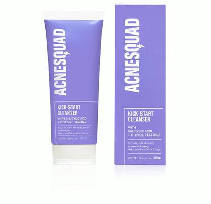 Acne Squad Kick-Start Cleanser With Salicylic Acid & Thymol T Essence Face Wash