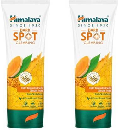 HIMALAYA Dark Spot Removal Turmeric Face wash, 100ml Pack of 2 Face Wash