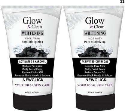 NewClick Glow and Clean Green Acen – Whitening  to Reduce Acne, Blemishes & Dark Spots | Face Wash