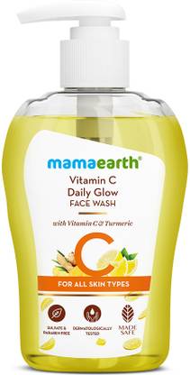 Mamaearth Vitamin C  for Skin Glow & Illumination With Turmeric Face Wash