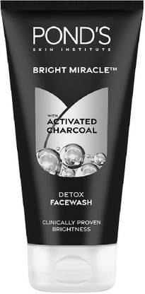 POND's Bright Miracle Detox Facewash with 10X Power of Charcoal Face Wash