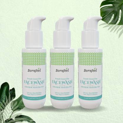 Bornfeel French  For Remove Acne And Unlog Pores (Pack Of 3) Face Wash