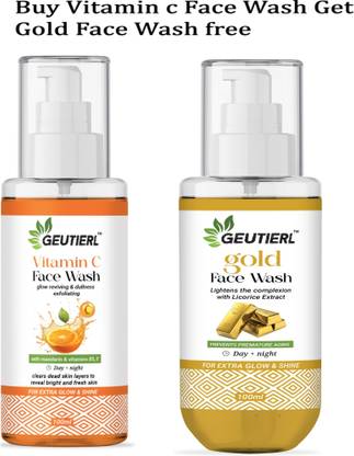 GEUTIERL Vitamin c  + Gold  Face Wash