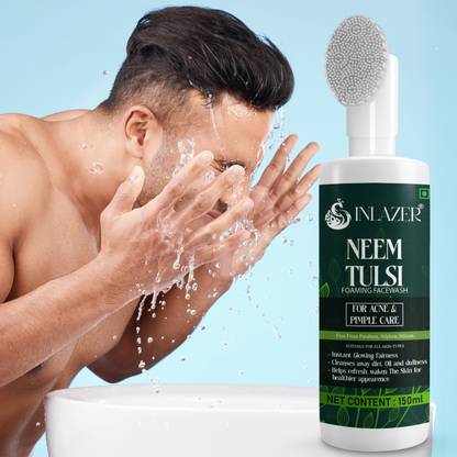 inlazer Neem Tulsi For Men & Women For Acne Prone & Clear Face // Removes Impurities Face Wash