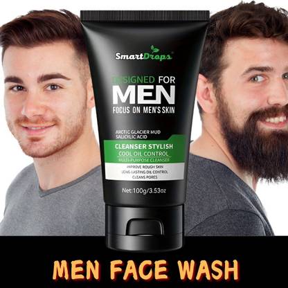 smartdrops Men Facewash For Face Cleanser & All Skin Types  For Skin Hydrating Face Wash