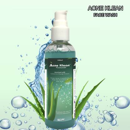 Acne klean Enriched with Lemon and Orange Extract, Acne Face Wash