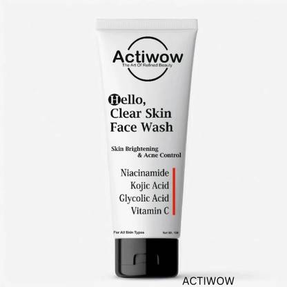 ACTIWOW Hello  for Clear and Glowing Complexion Face Wash