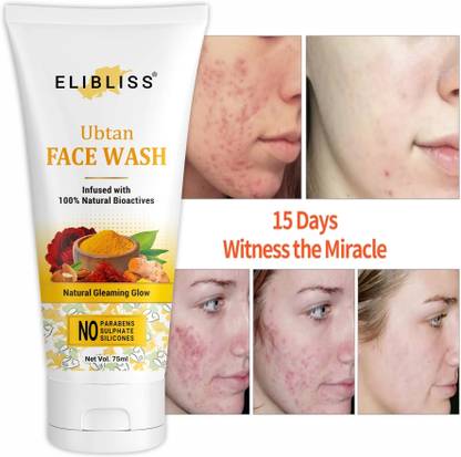 ELIBLISS Ubtan Skin Lightening, Brightening for Face and Body Gel  Face Wash