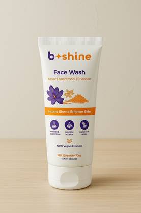 B Shine Naturals Kesar Anantmool Chandan Skin Lightening & Tan Removal For Natural Glow & Spotless Skin-A2 Face Wash