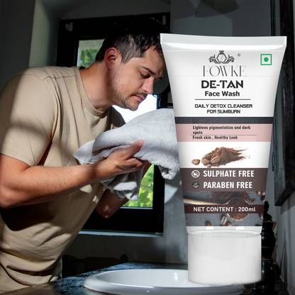 Fowke De Tan  For Spot Reduction; Fresh & Polished Skin; Men Women Face Wash