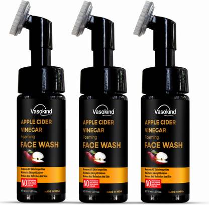 vasokind Apple Cider Vinegar Foaming Facewash Face Wash