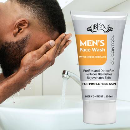 IBFEN Spot Reduction  For Men ' Heals Damage Cells, Deep Pore Cleaning Face Wash